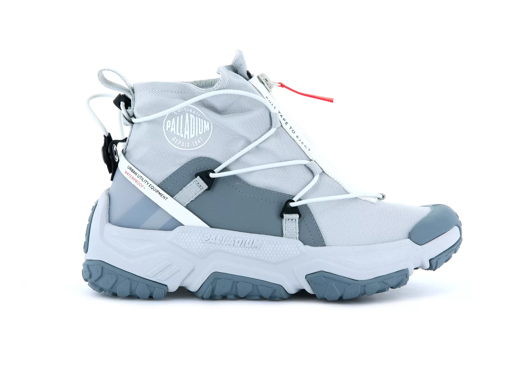 Palladium Big Kids (8 - 12 Years) | Sneakers<OFF-GRID HI ZIP WATERPROOF + GLACIERGREY