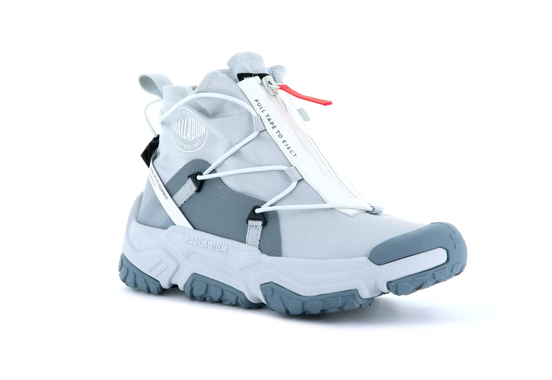 Palladium Big Kids (8 - 12 Years) | Sneakers<OFF-GRID HI ZIP WATERPROOF + GLACIERGREY