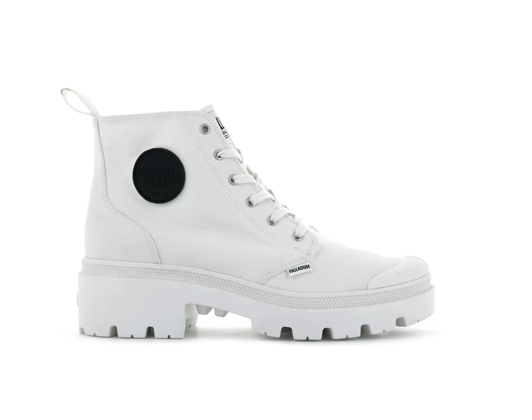 Palladium Heel Boots | Boots<PALLABASE TWILL STARWHITE