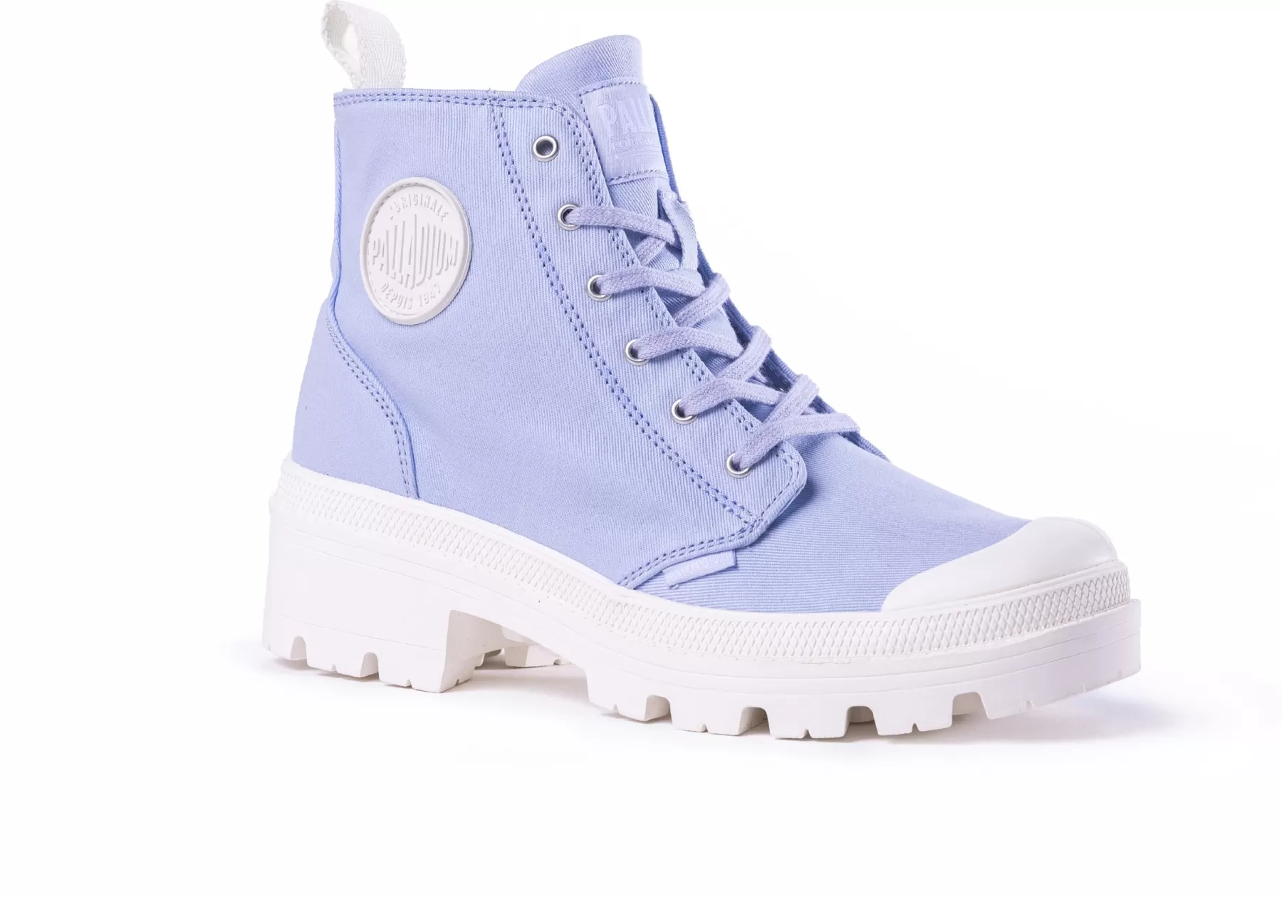 Palladium Heel Boots<PALLABASE TWILL XENONBLUE