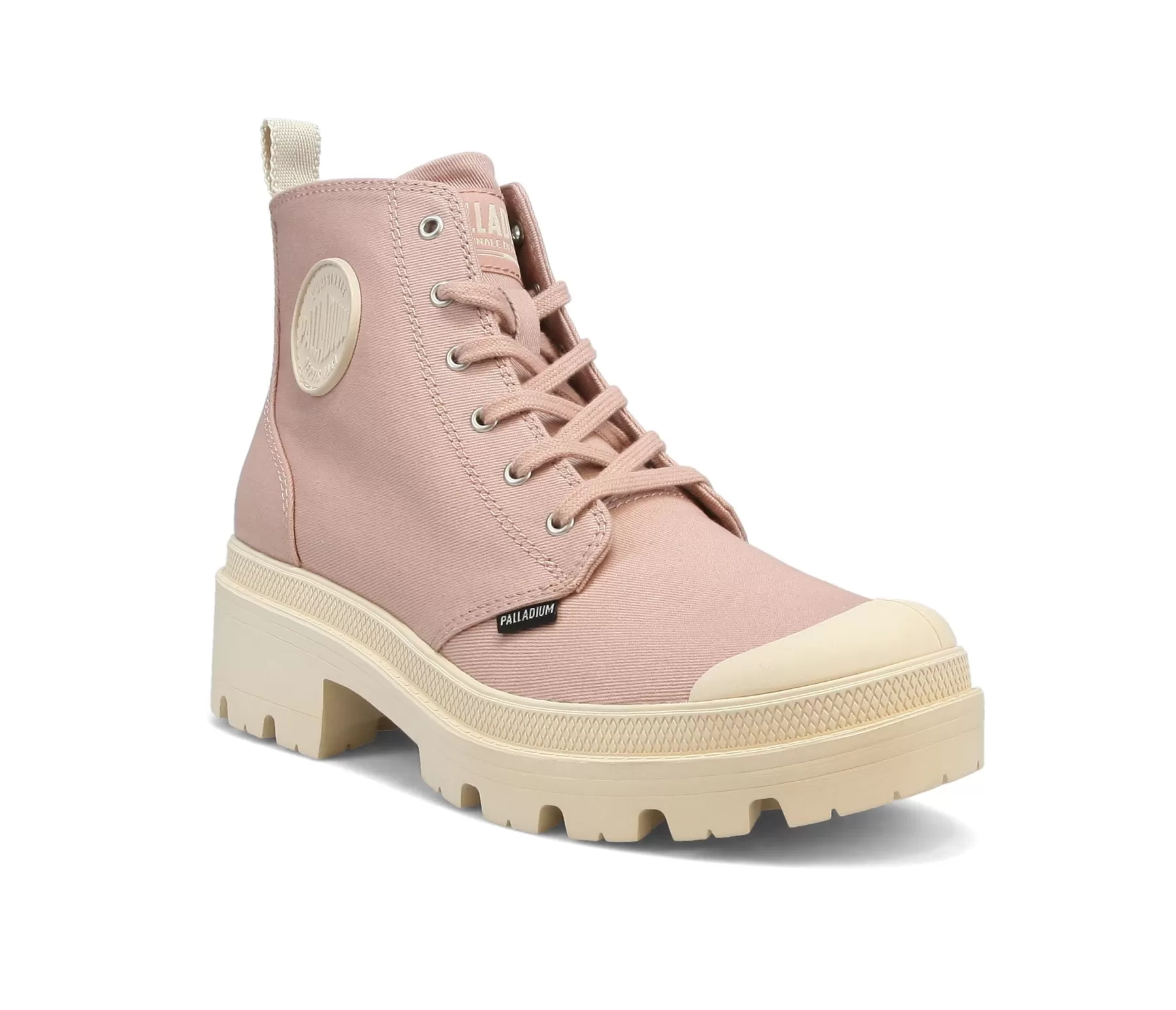 Palladium Heel Boots<PALLABASE TWILL EARTHCLAYLIQ