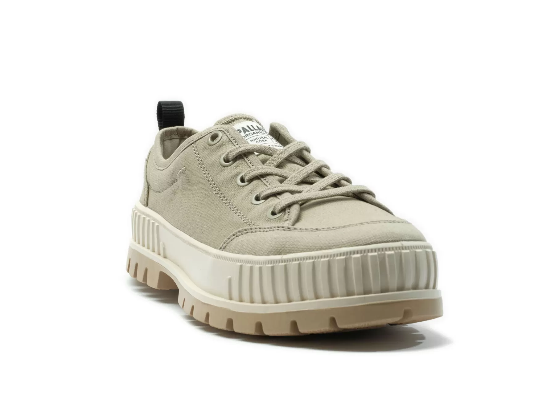 Palladium Big Kids (8 - 12 Years) | Sneakers<PALLASHOCK LO ORGANIC 2 EUCALYPTUS