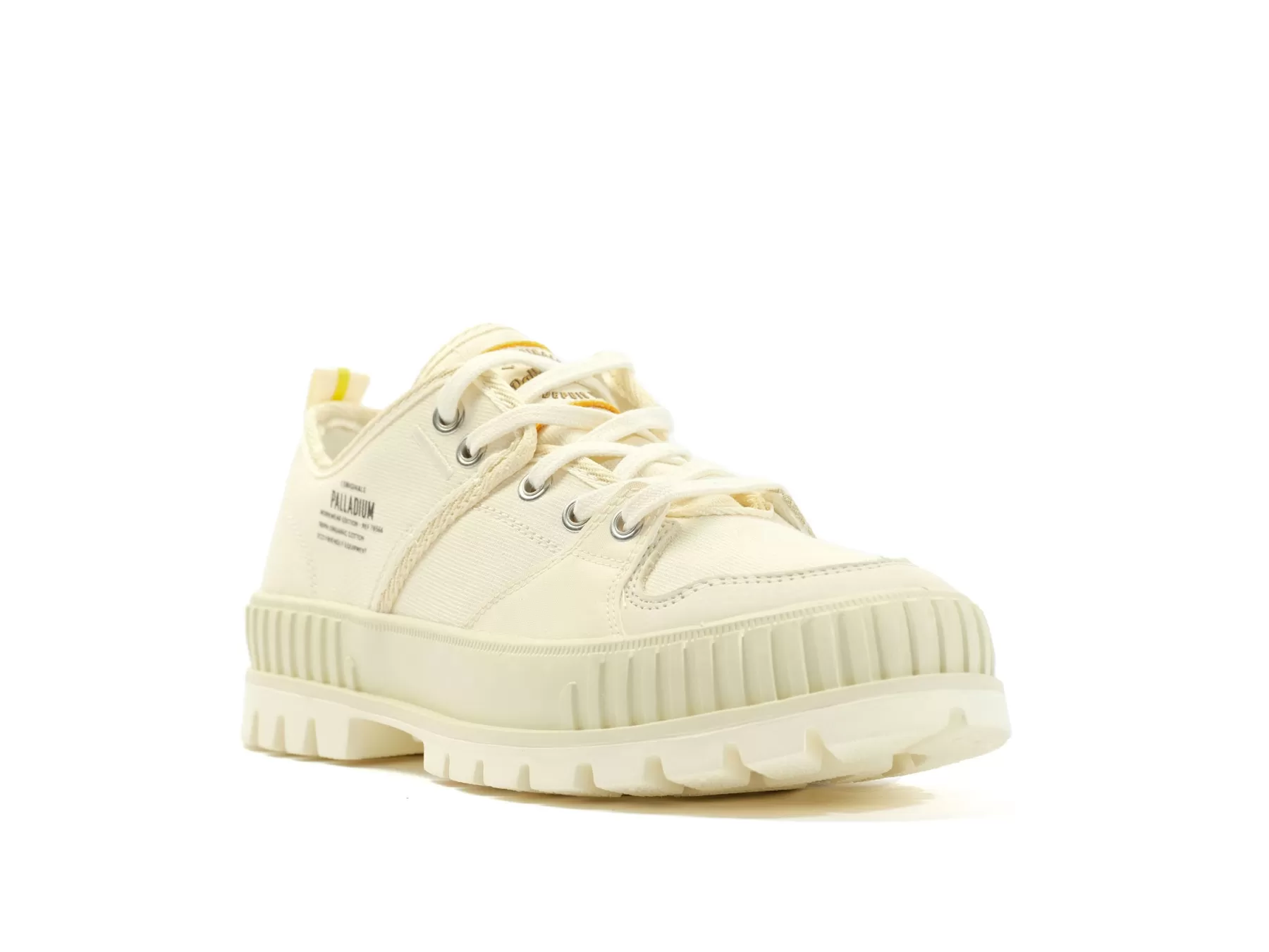 Palladium Big Kids (8 - 12 Years)<PALLASHOCK LO WORKWEAR CREAMWHITE