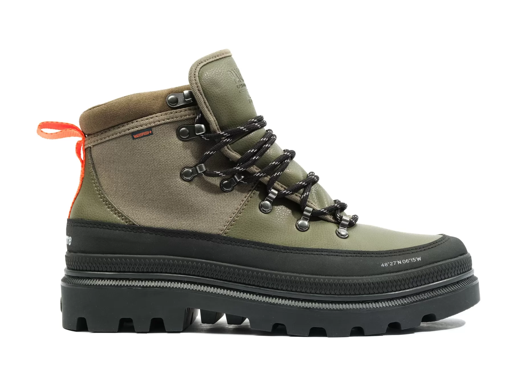 Palladium Big Kids (8 - 12 Years) | Boots<PALLATROOPER HIKER WP+ X FINISTERRE OLIVENIGHT