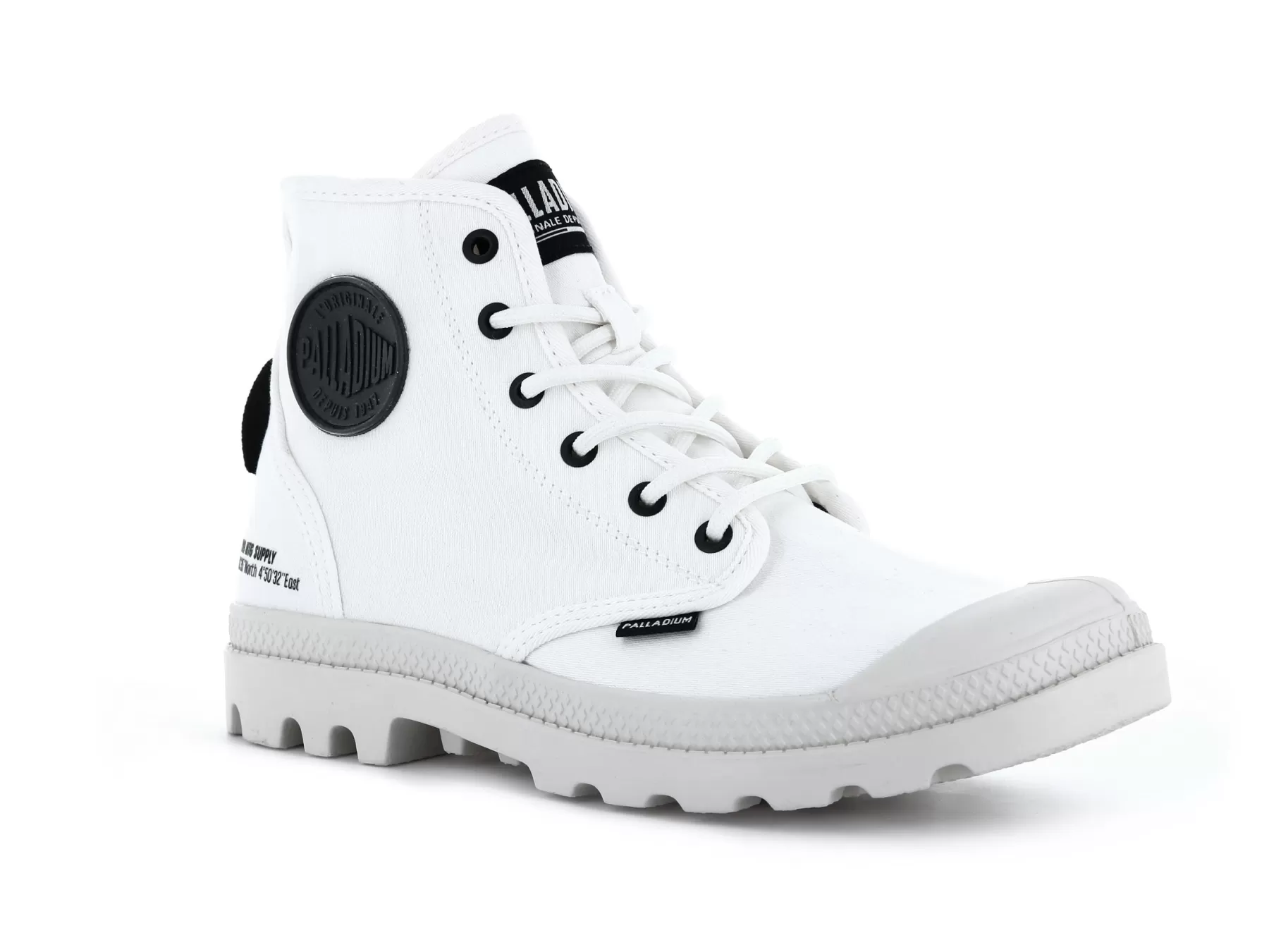 Palladium Big Kids (8 - 12 Years) | Boots<PAMPA HI HTG SUPPLY STARWHITE