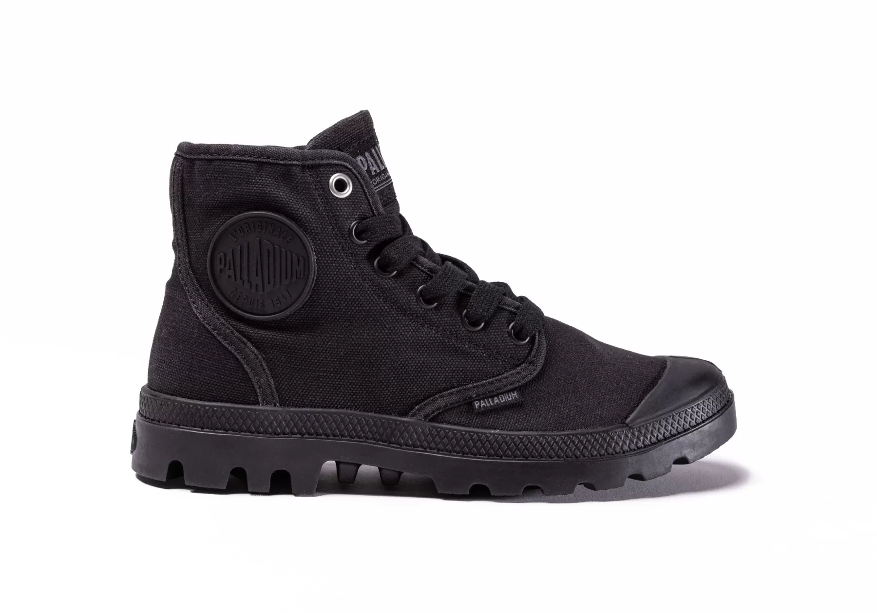 Palladium Big Kids (8 - 12 Years)<PAMPA HI V BLACK