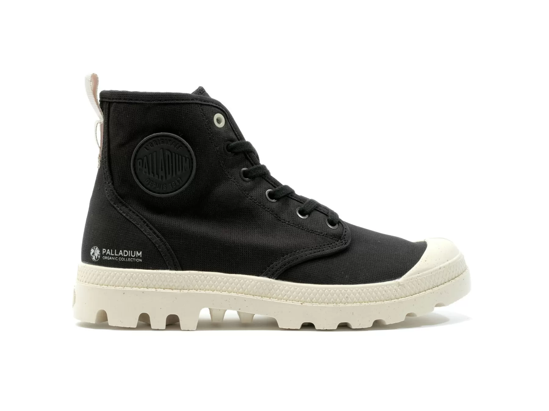 Palladium Big Kids (8 - 12 Years) | Boots<PAMPA HI ZIP ORGANIC BLACK