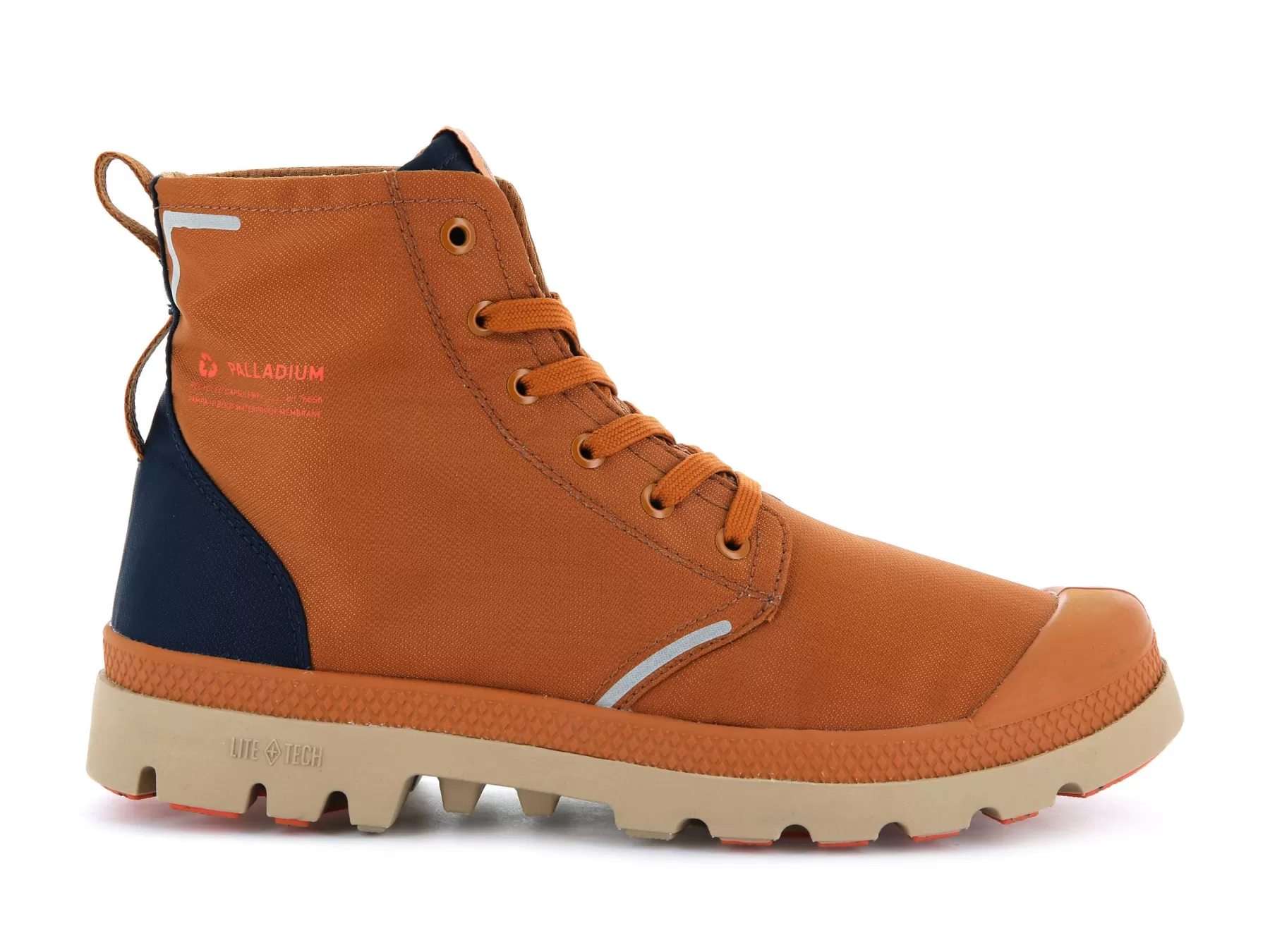 Palladium Big Kids (8 - 12 Years) | Boots<PAMPA LITE+ RECYCLE WP+ TAN/MOODINDIGO