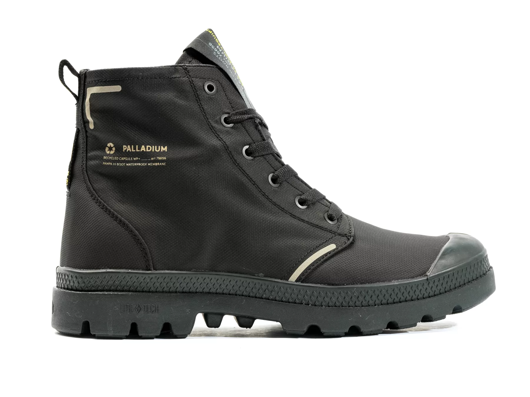 Palladium Big Kids (8 - 12 Years) | Boots<PAMPA LITE+ RECYCLE WP+ BLACK/BLACK