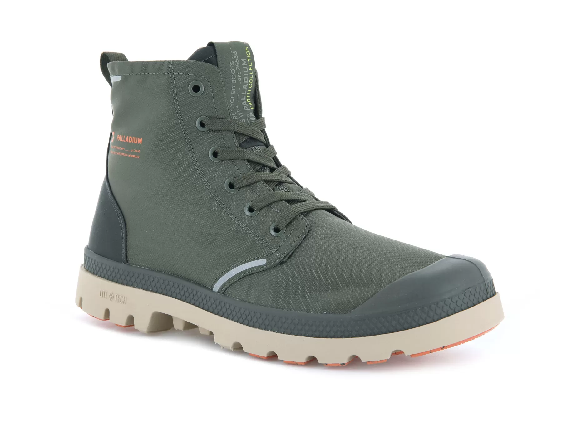 Palladium Big Kids (8 - 12 Years) | Boots<PAMPA LITE+ RECYCLE WP+ OLIVENIGHT/BELUGA