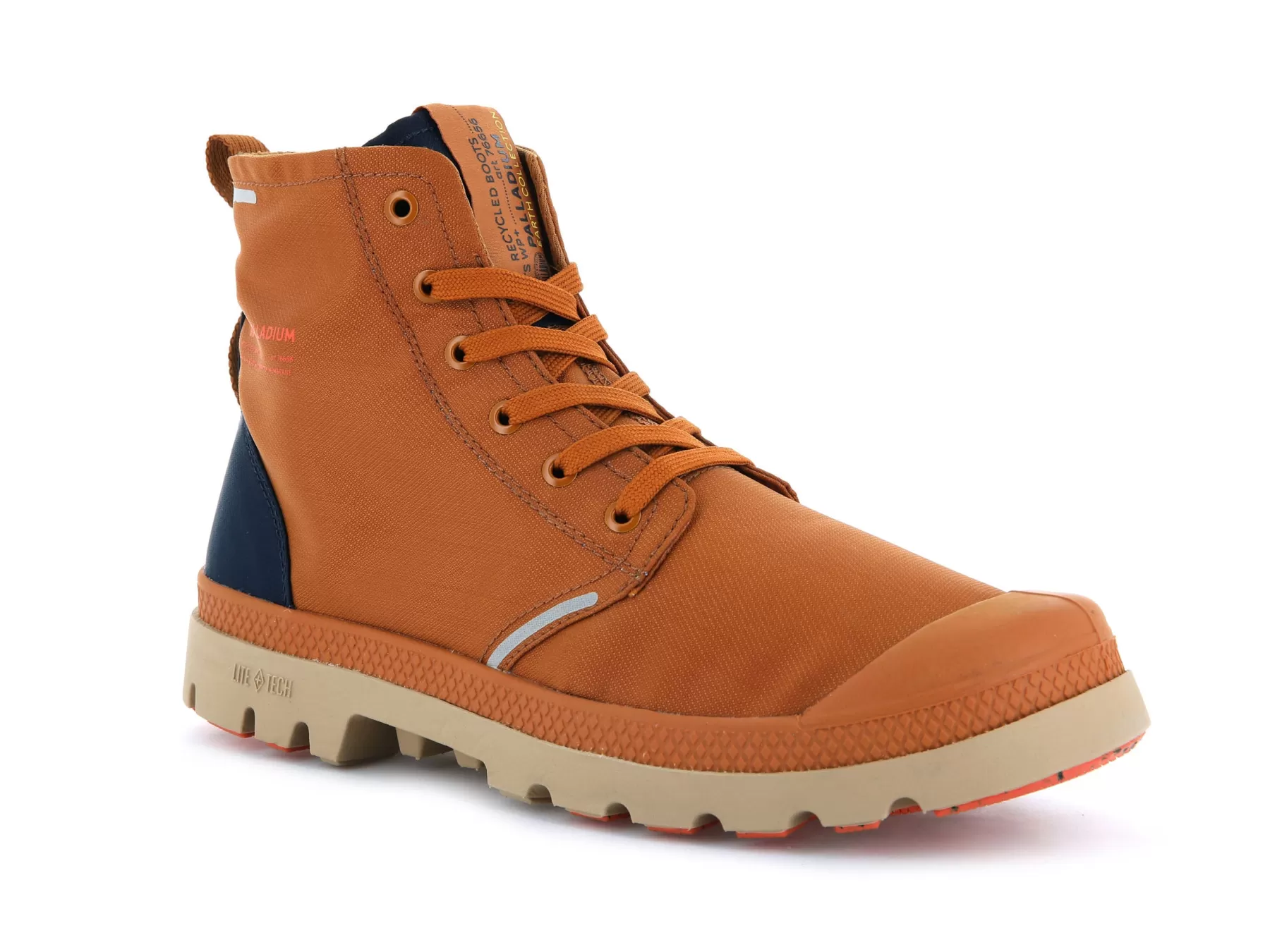 Palladium Big Kids (8 - 12 Years) | Boots<PAMPA LITE+ RECYCLE WP+ TAN/MOODINDIGO