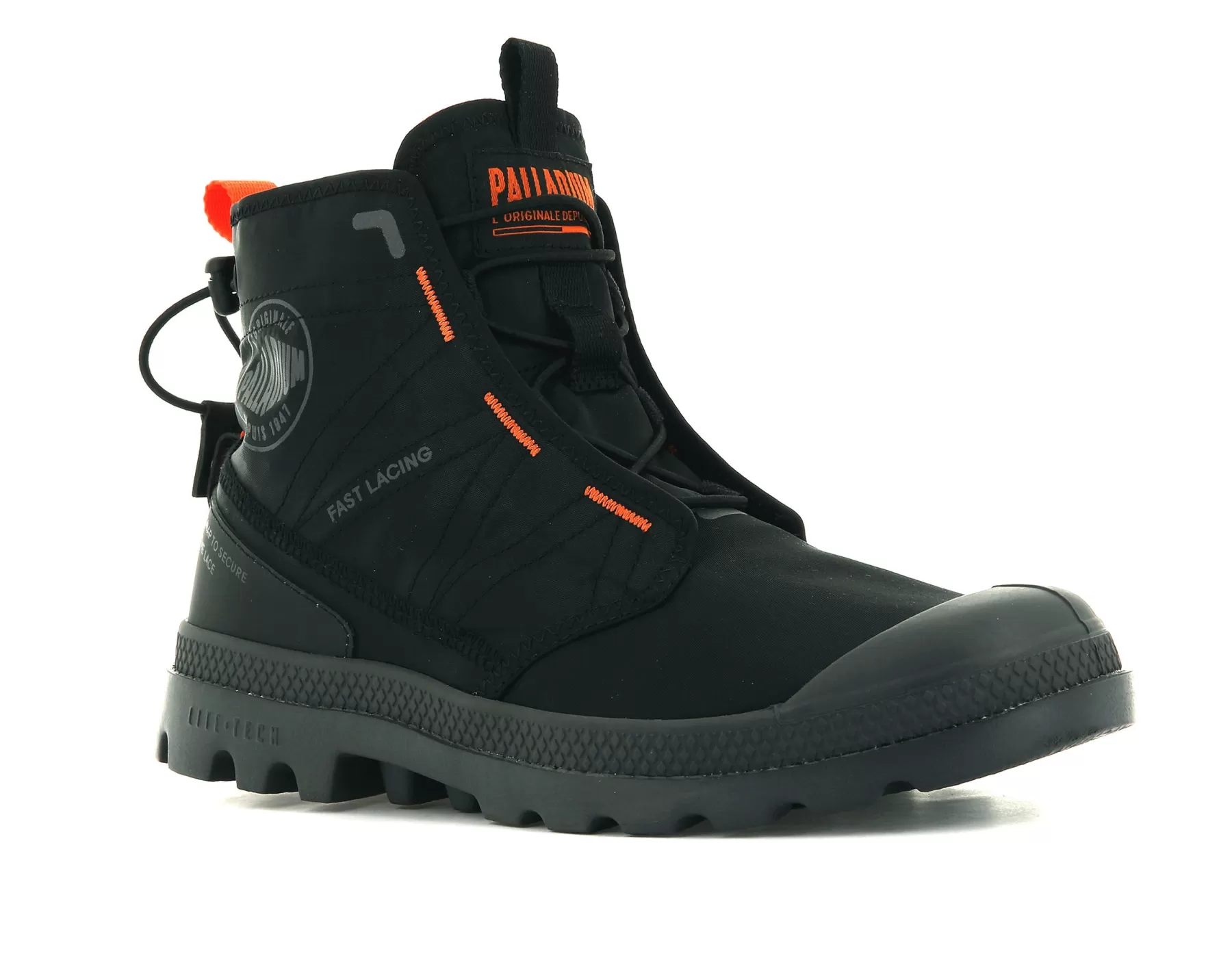 Palladium Big Kids (8 - 12 Years) | Boots<PAMPA TRAVEL LITE BLACK/BLACK