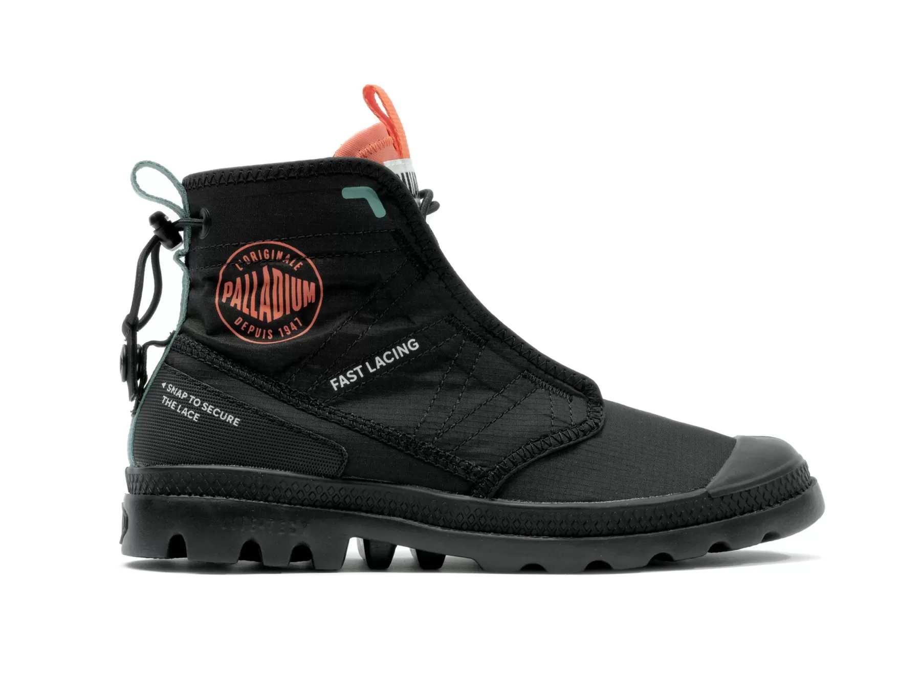 Palladium Big Kids (8 - 12 Years) | Boots<PAMPA TRAVEL LITE RS BLACK